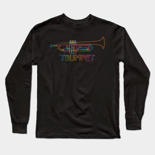 Rainbow Trumpet Long Sleeve T-Shirt